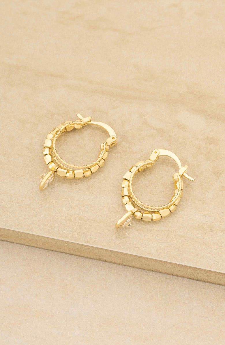 Ettika Boho Hoop Earrings, Alternate, color, Gold