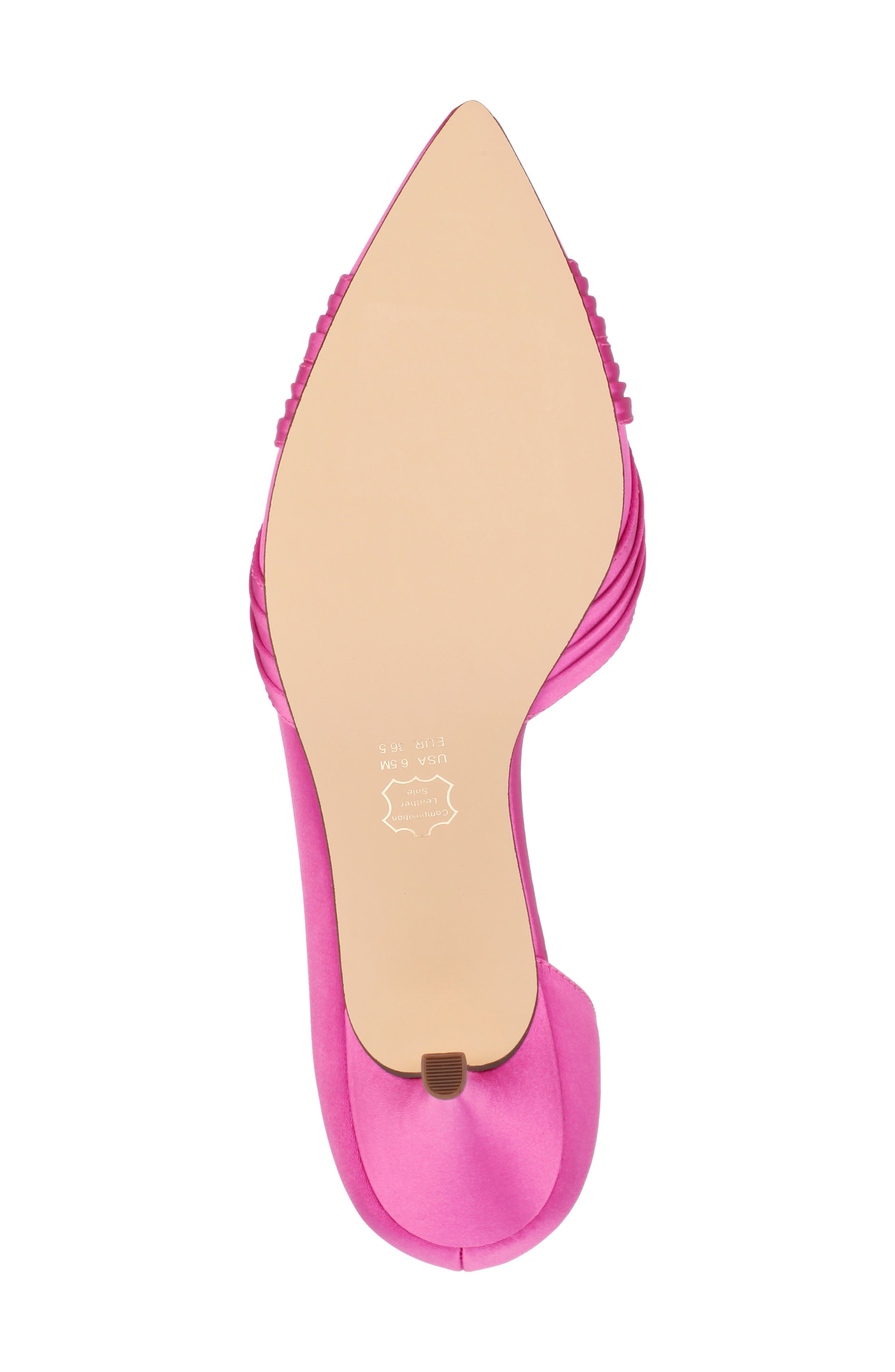 Blakely Half d'Orsay Pointy Toe Pump, Alternate, color, ULTRA PINK
