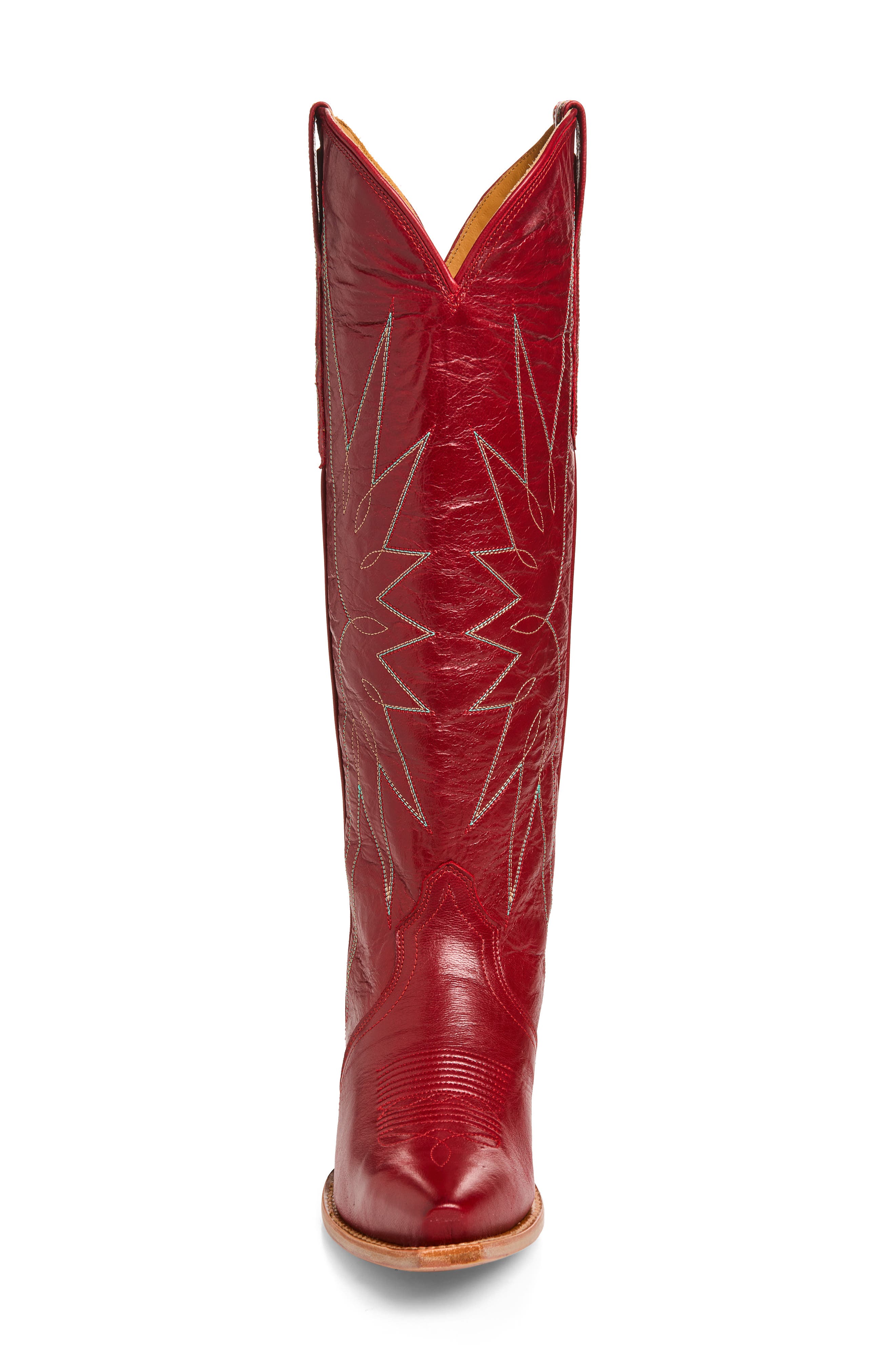 The Loretta Western Boot, Alternate, color, RUBY