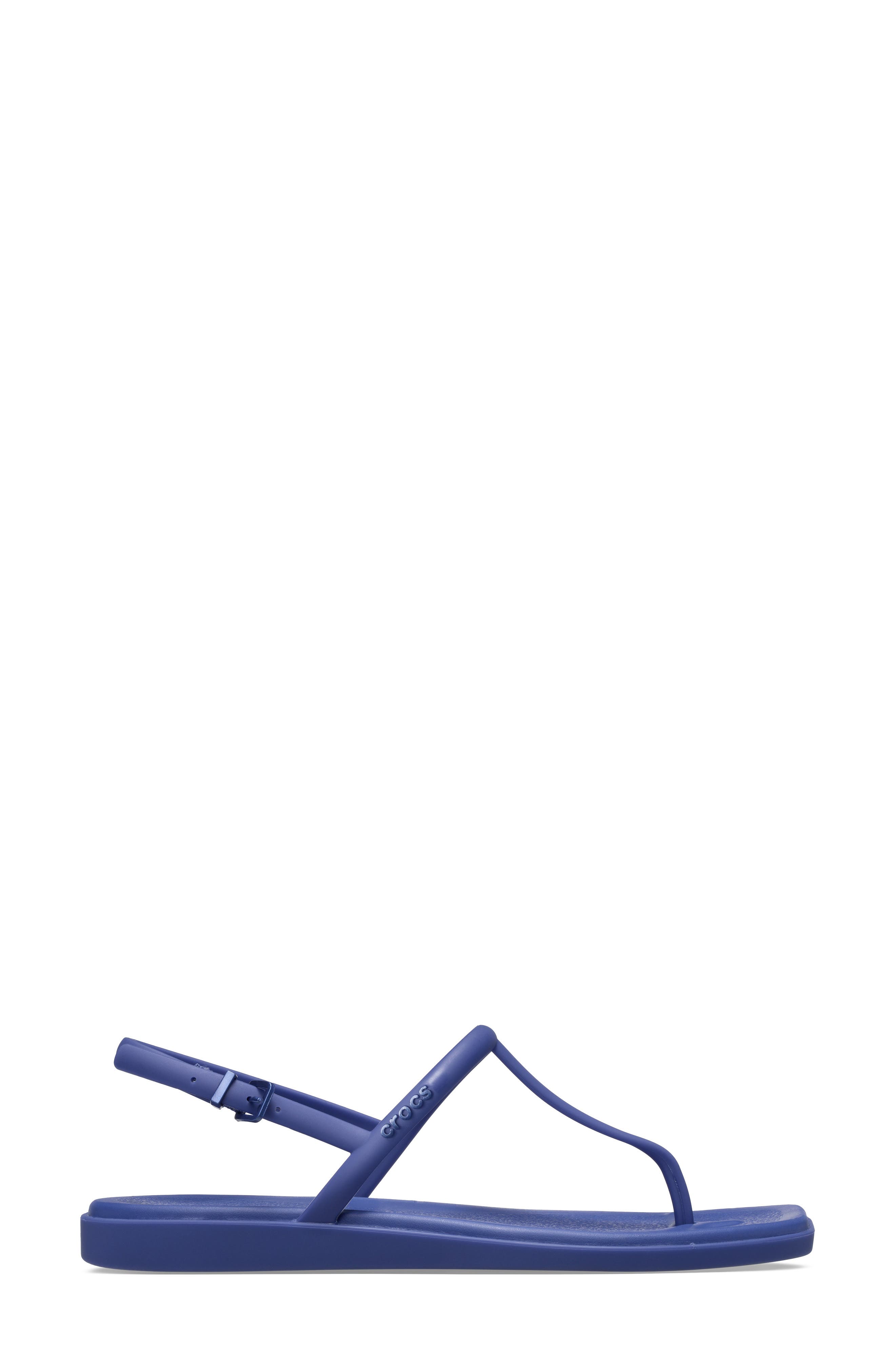CROCS Miami Sandal, Alternate, color, Sapphire