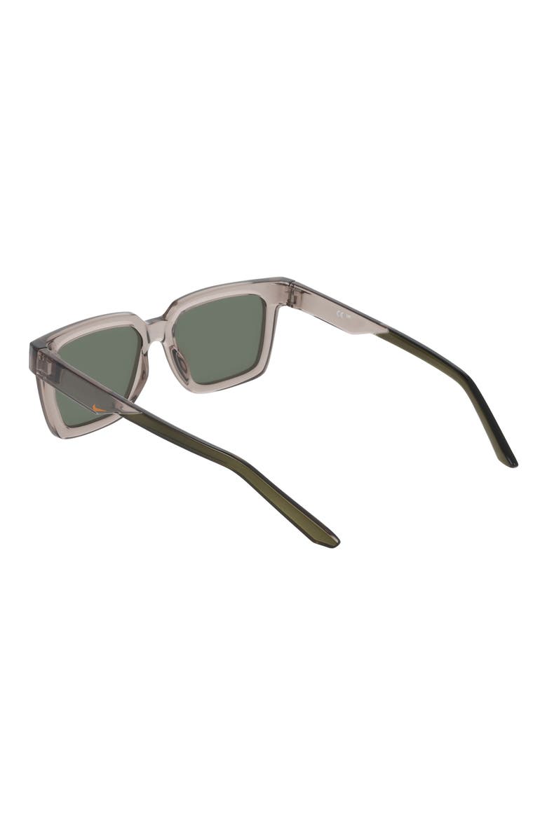Tide Cosmic 53mm Square Sunglasses, Alternate, color, COLLEGE GREY / GREEN
