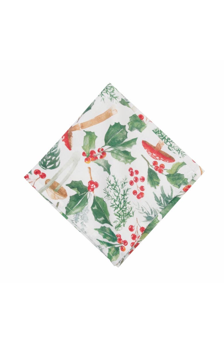 C&F Home Mushroom Meadow Napkins Set of 6, Alternate, color, Beige