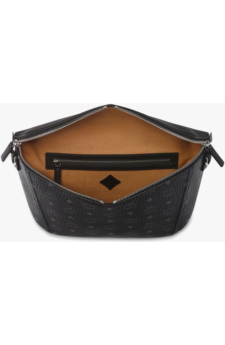 MCM Medium Diamant 3D Crossbody in Visetos Leather Mix, Alternate, color, Bk