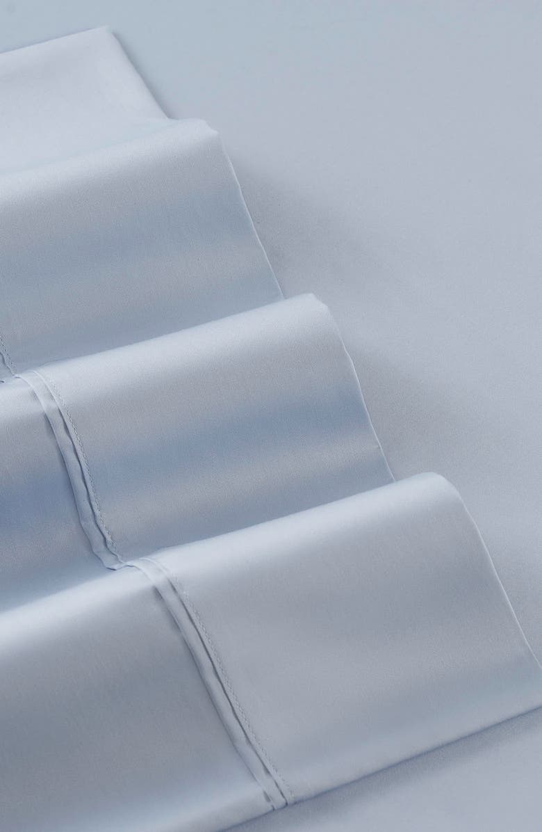 WESTPOINT HOME Restore Cotton & Tencel<sup>®</sup> Lyocell Sateen Sheet Set, Alternate, color, Blue