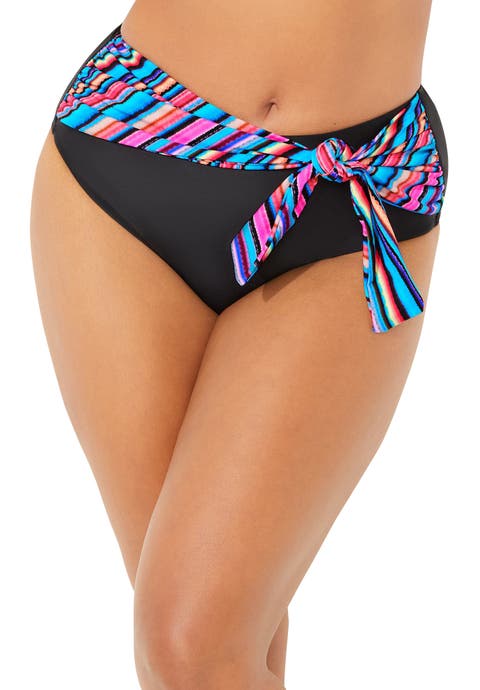 High Waist Sash Bikini Bottom