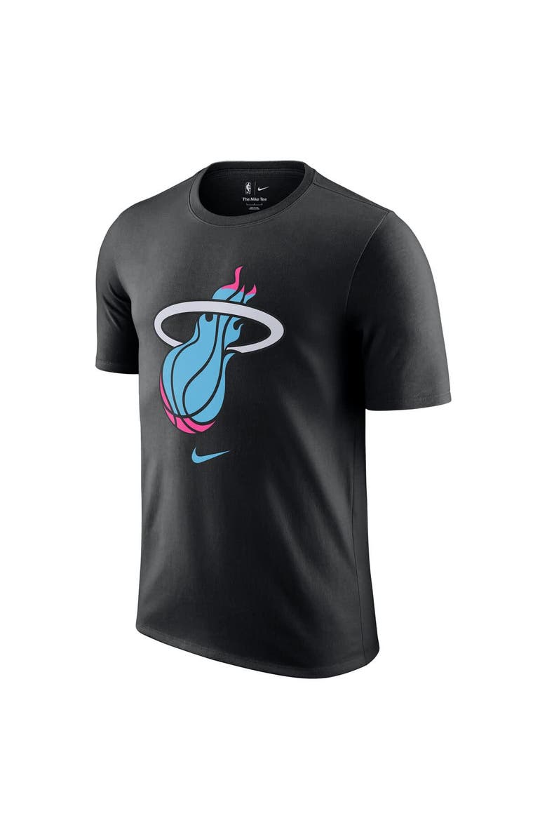Nike Men's Nike  Black Miami Heat 2025/26 City Edition Remix Essential Logo T-Shirt, Alternate, color, Black