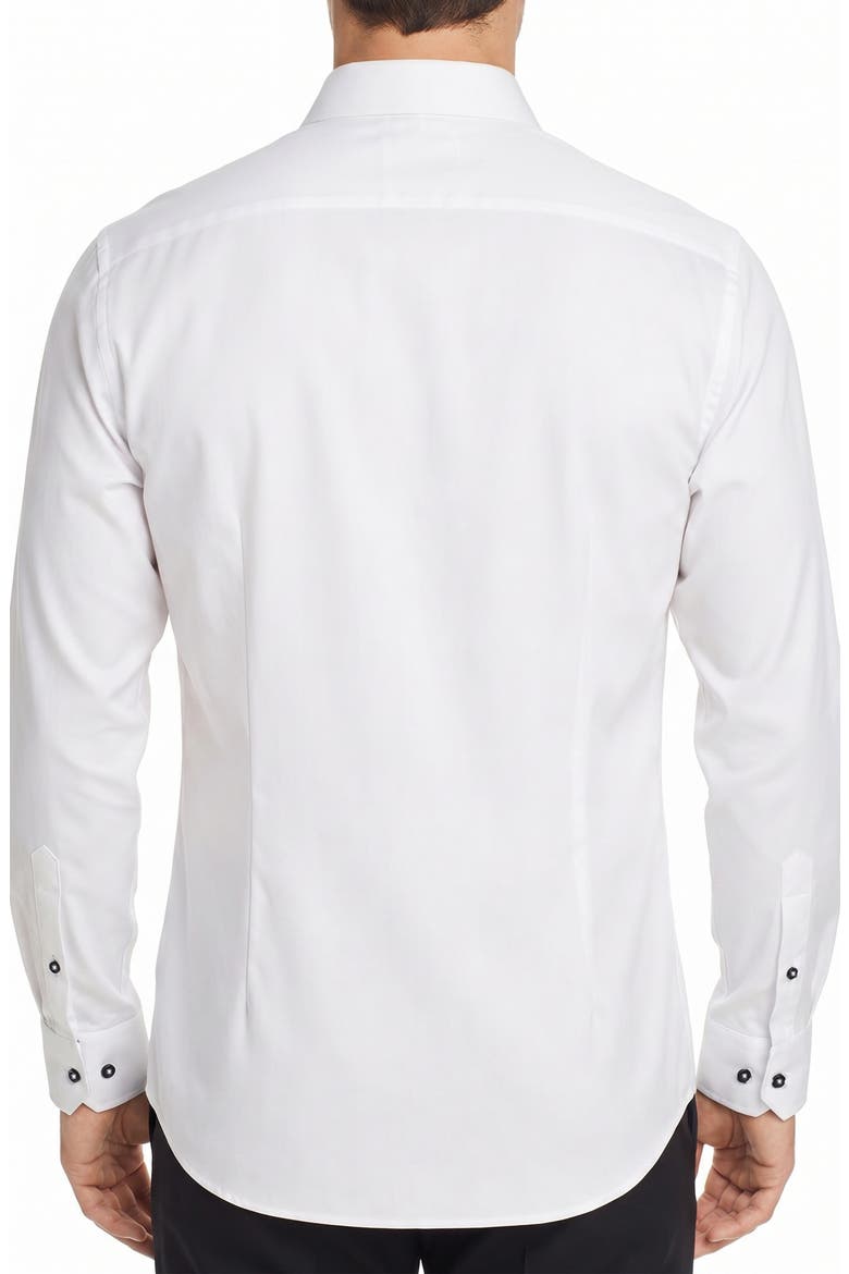 Stretch Cotton Shirt, Alternate, color, WHITE