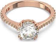Swarovski Stilla Crystal Cocktail Ring