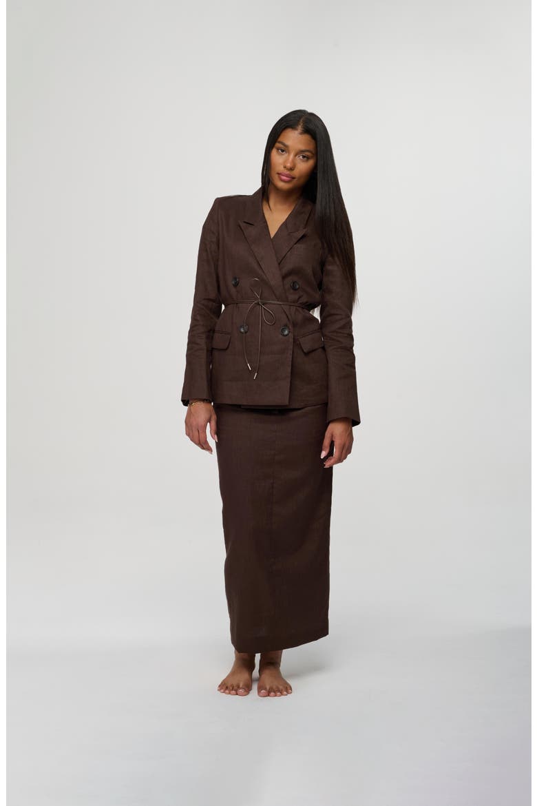 Brooke Blazer, Alternate, color, Chocolate Brown