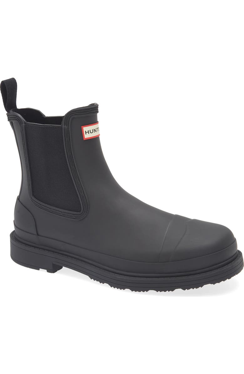 Hunter Waterproof Chelsea Boot, Main, color,