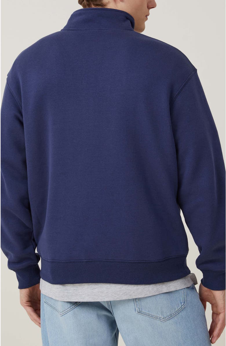 Cotton On Men's Graphic 1/4 Zip Fleece, Alternate, color, 