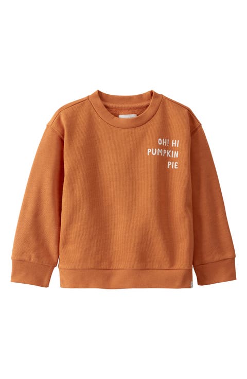 Kids' Pumpkin Pie Organic Cotton Sweatshirt