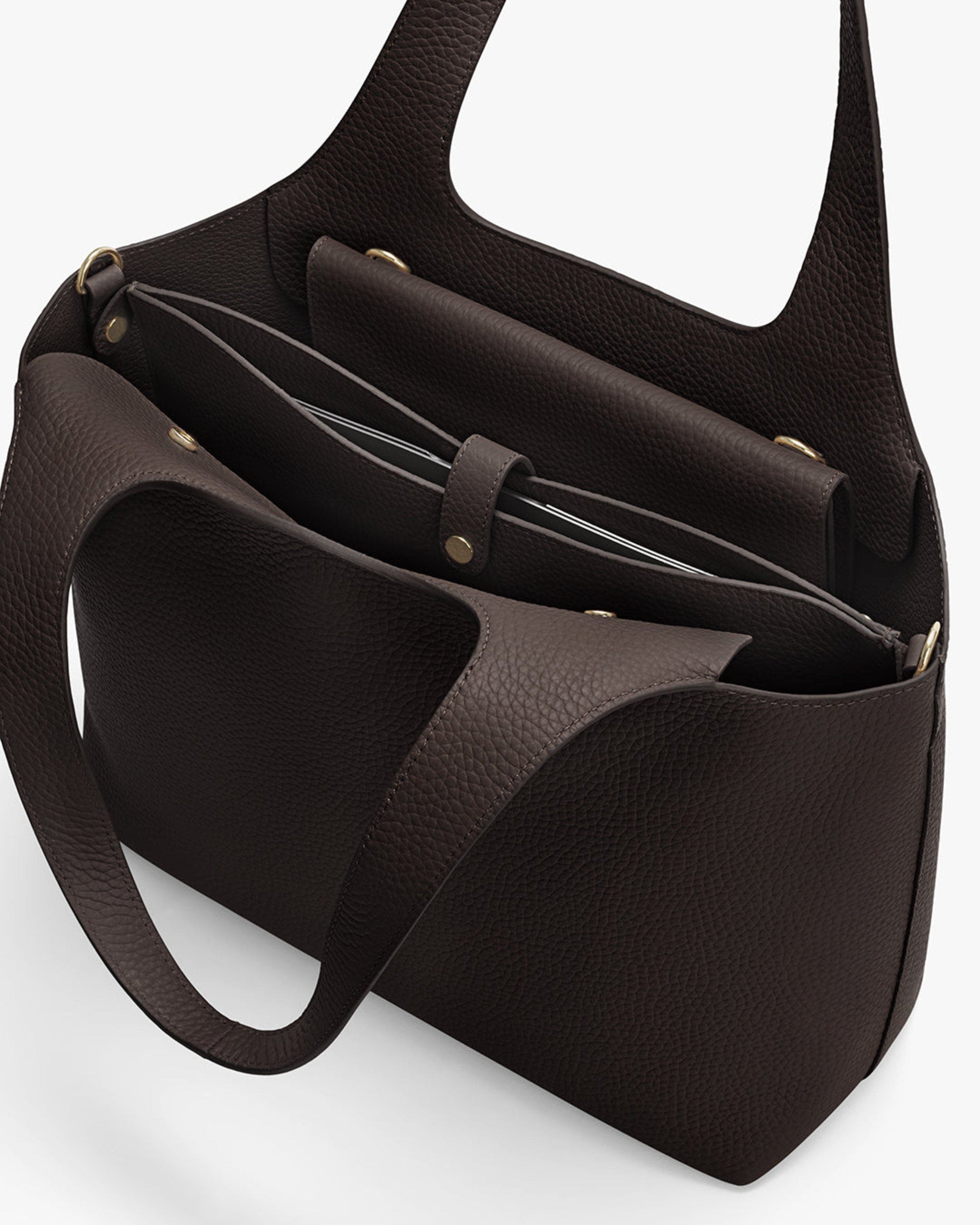 Cuyana System Tote 13-inch, Alternate, color, Mocha