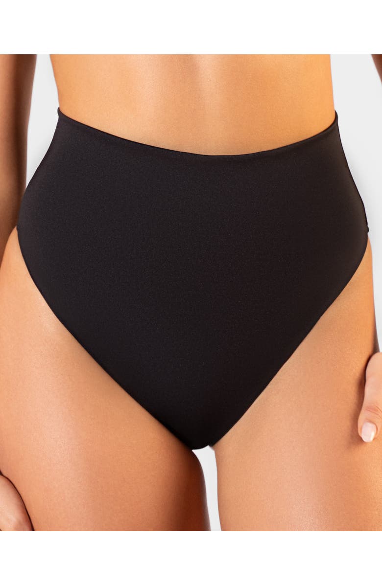 TA3 Brazilian Cut Smoothing Bikini Bottoms, Main, color, Black