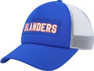 adidas Men's adidas Royal/White New York Islanders Team Plate Trucker Snapback Hat