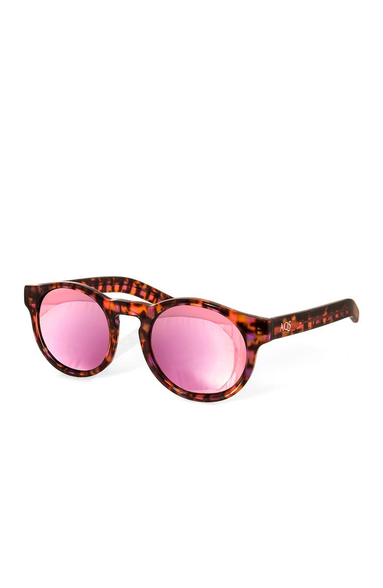 AQS Benni 49mm Rounded Sunglasses, Alternate, color,