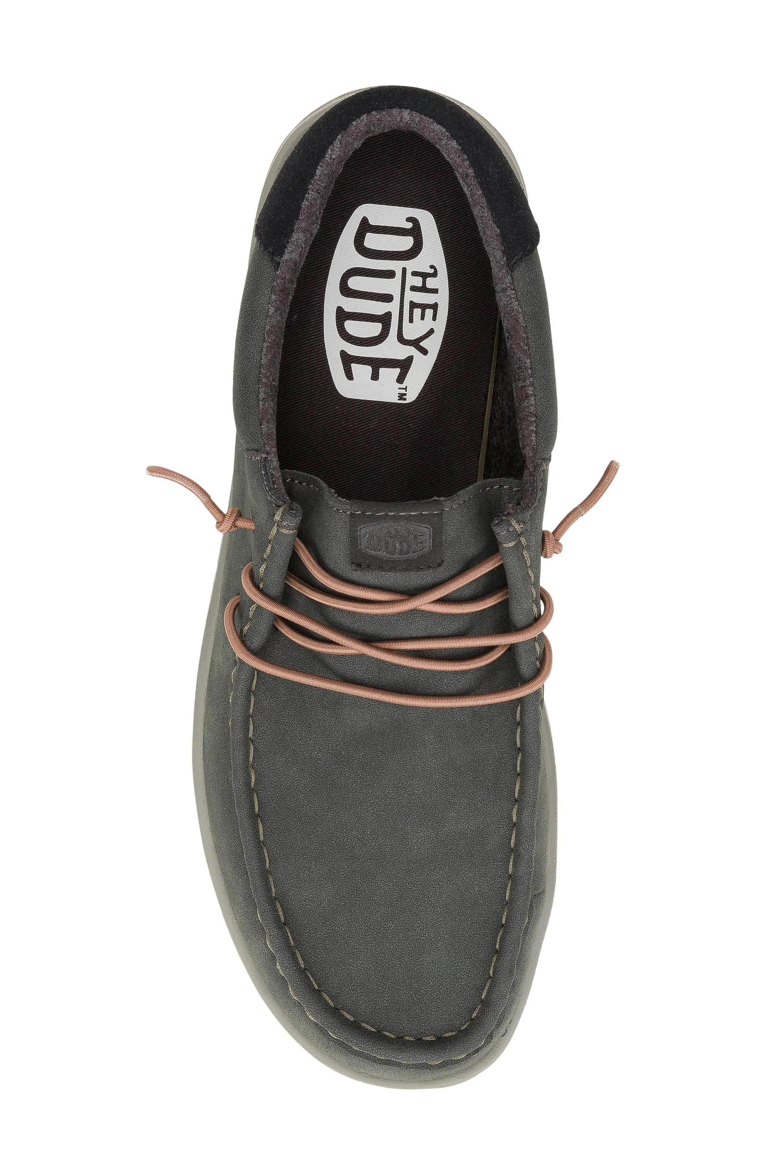 Hey Dude Wally Classic Lace-Up, Alternate, color, Black Oyster