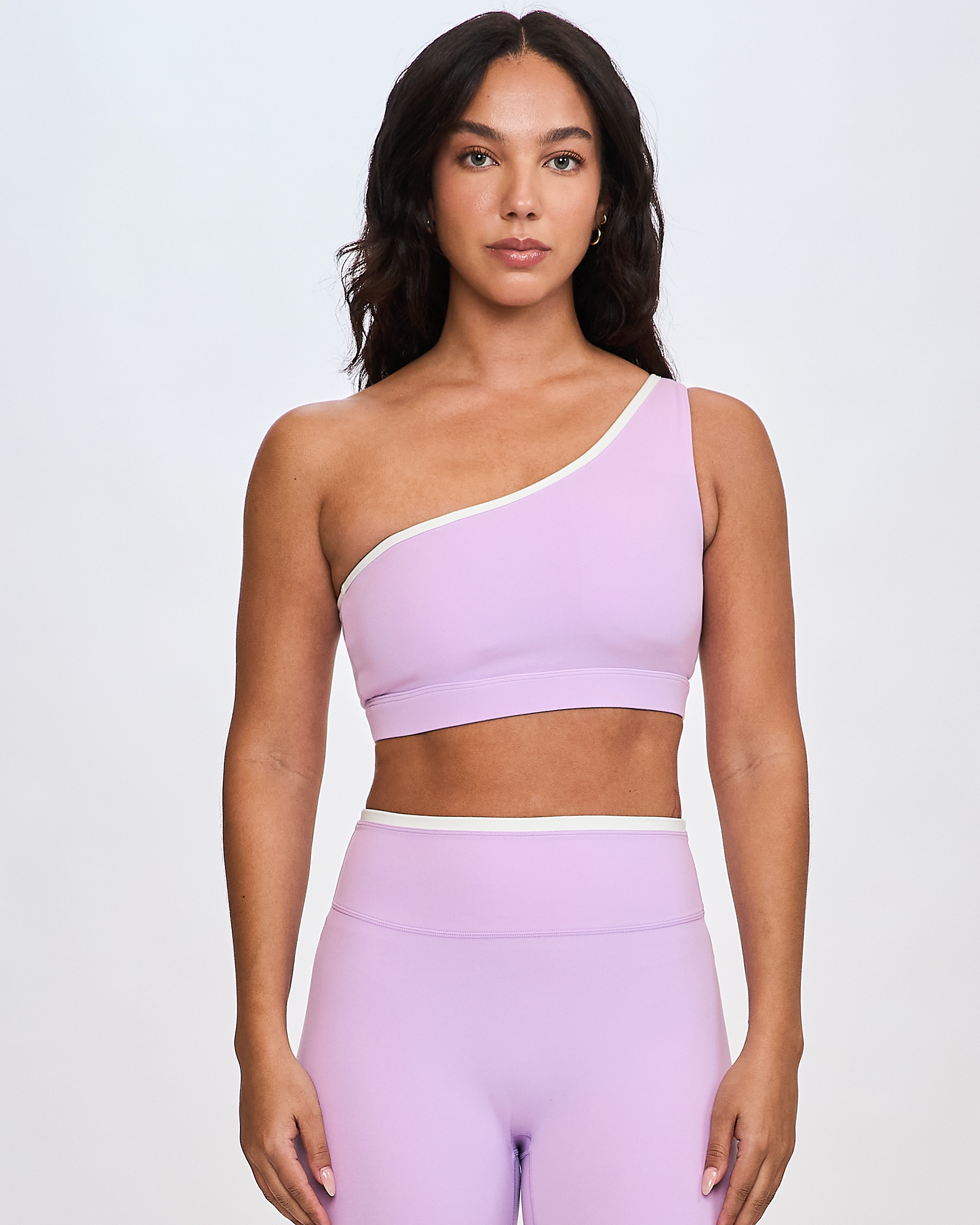 selected Lilac/White