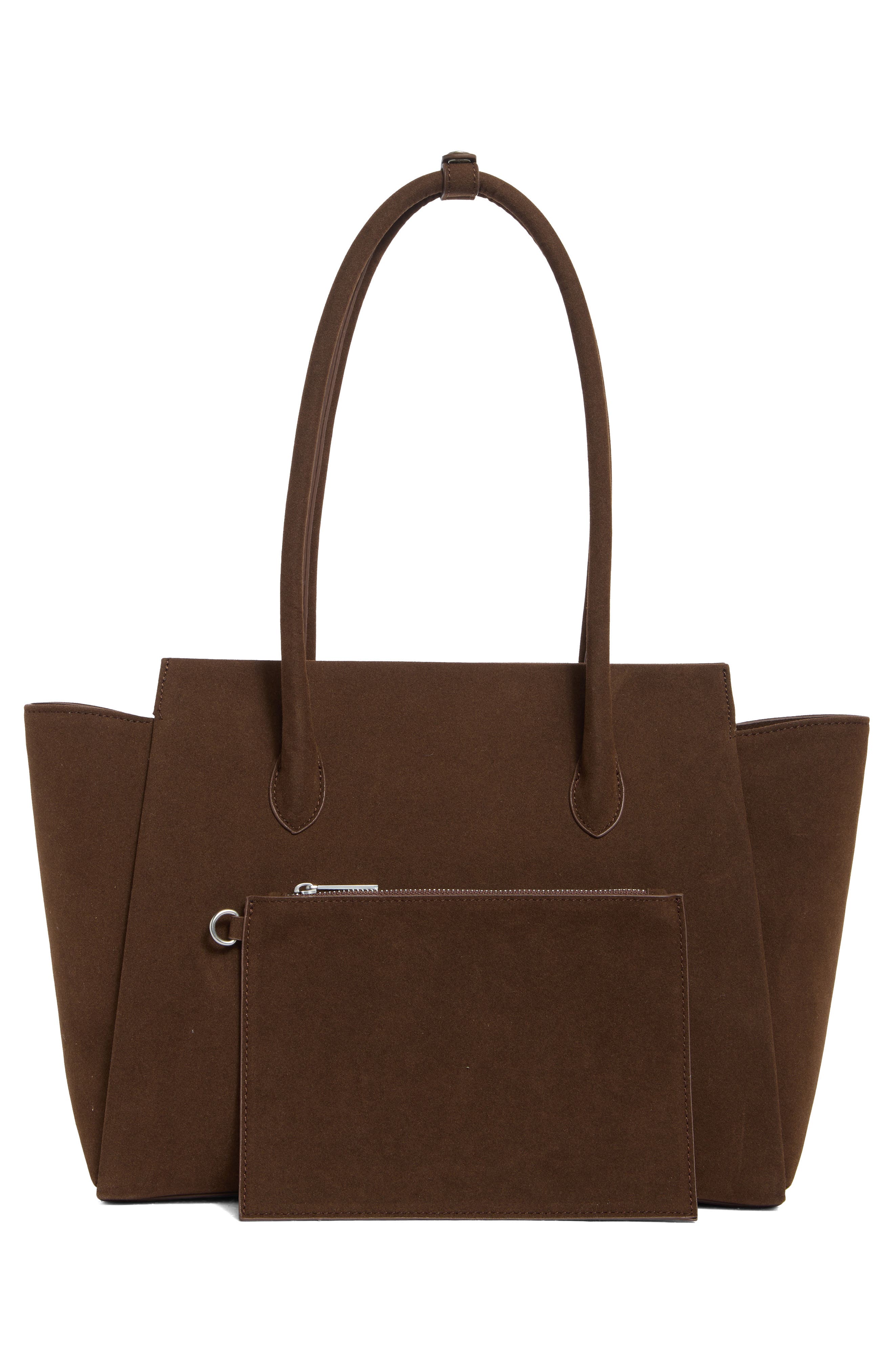 Winged Tote Bag, Alternate, color, CHOCOLATE