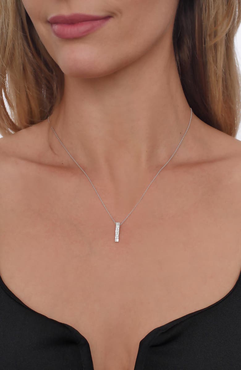 Bony Levy Gatsby Diamond Bar Pendant Necklace, Alternate, color,