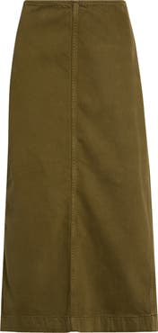 Reformation Regina Mid Rise Midi Skirt