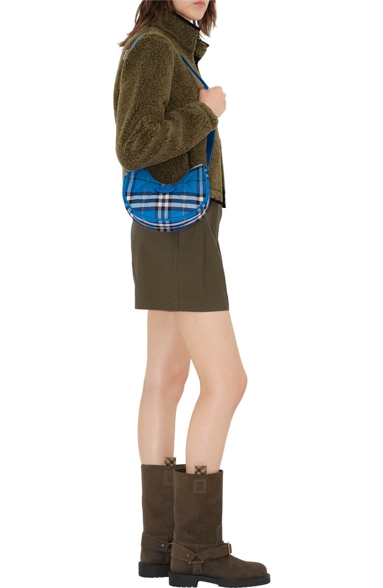 Burberry Horseshoe Crossbody Bag, Alternate, color, Hyacinth