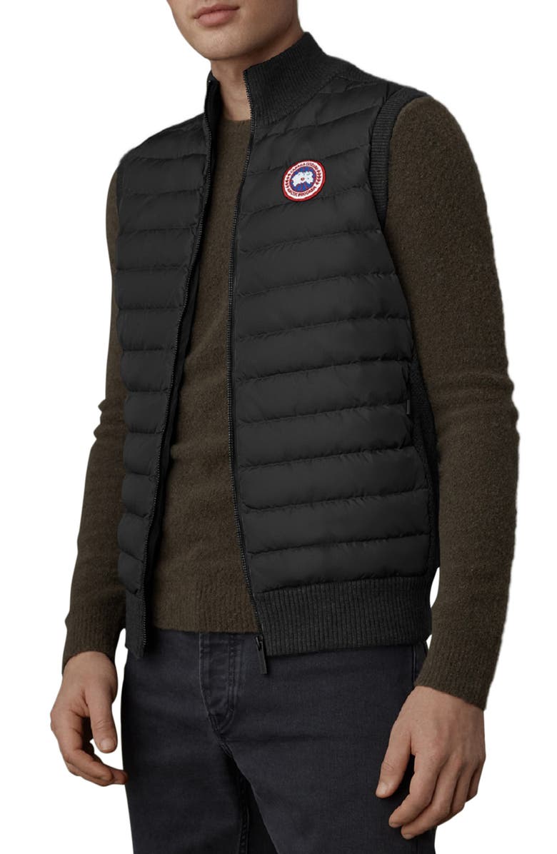 Canada Goose Hybridge Knit Quilted Down Vest, Main, color, 