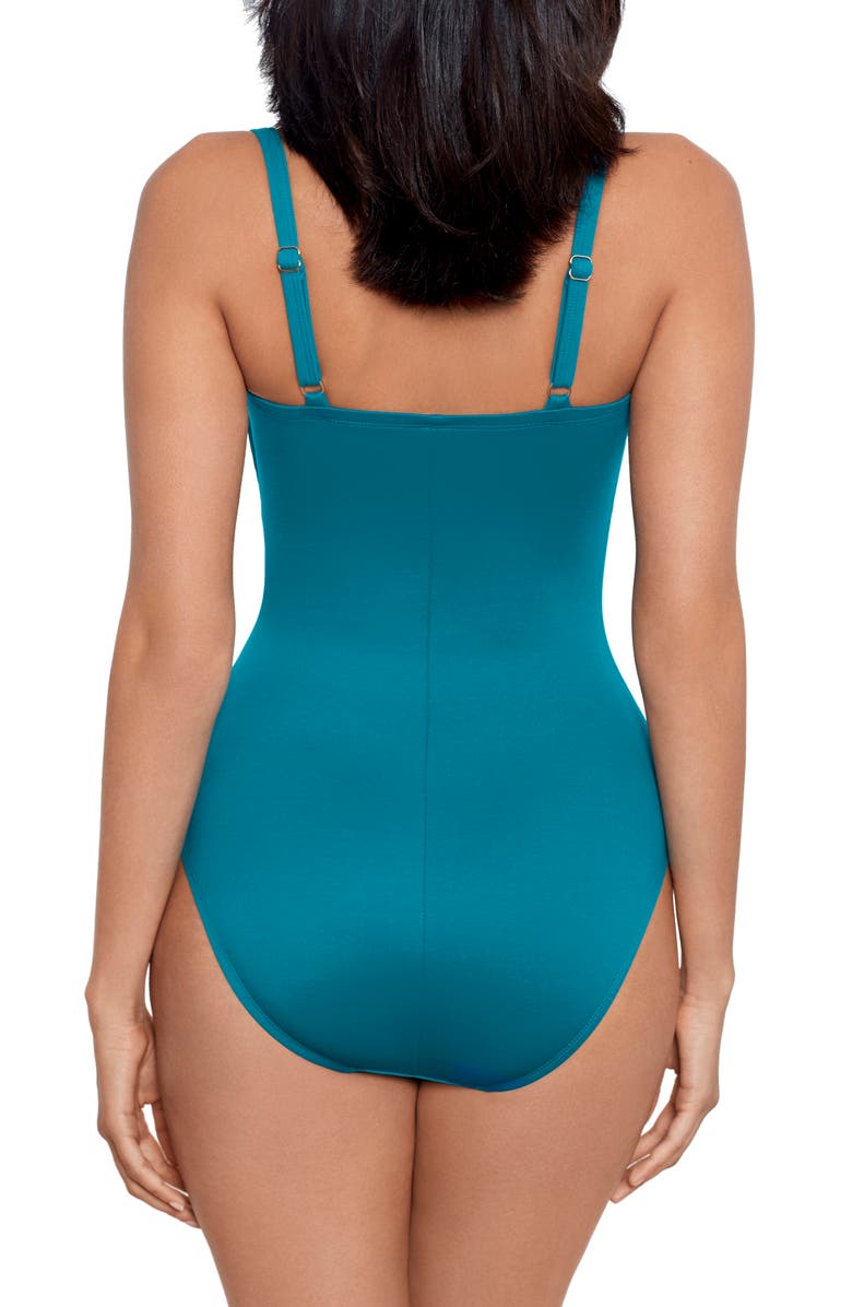 Miraclesuit<sup>®</sup> Rock Solid Starr Underwire One-Piece Swimsuit, Alternate, color, Maldives Blue