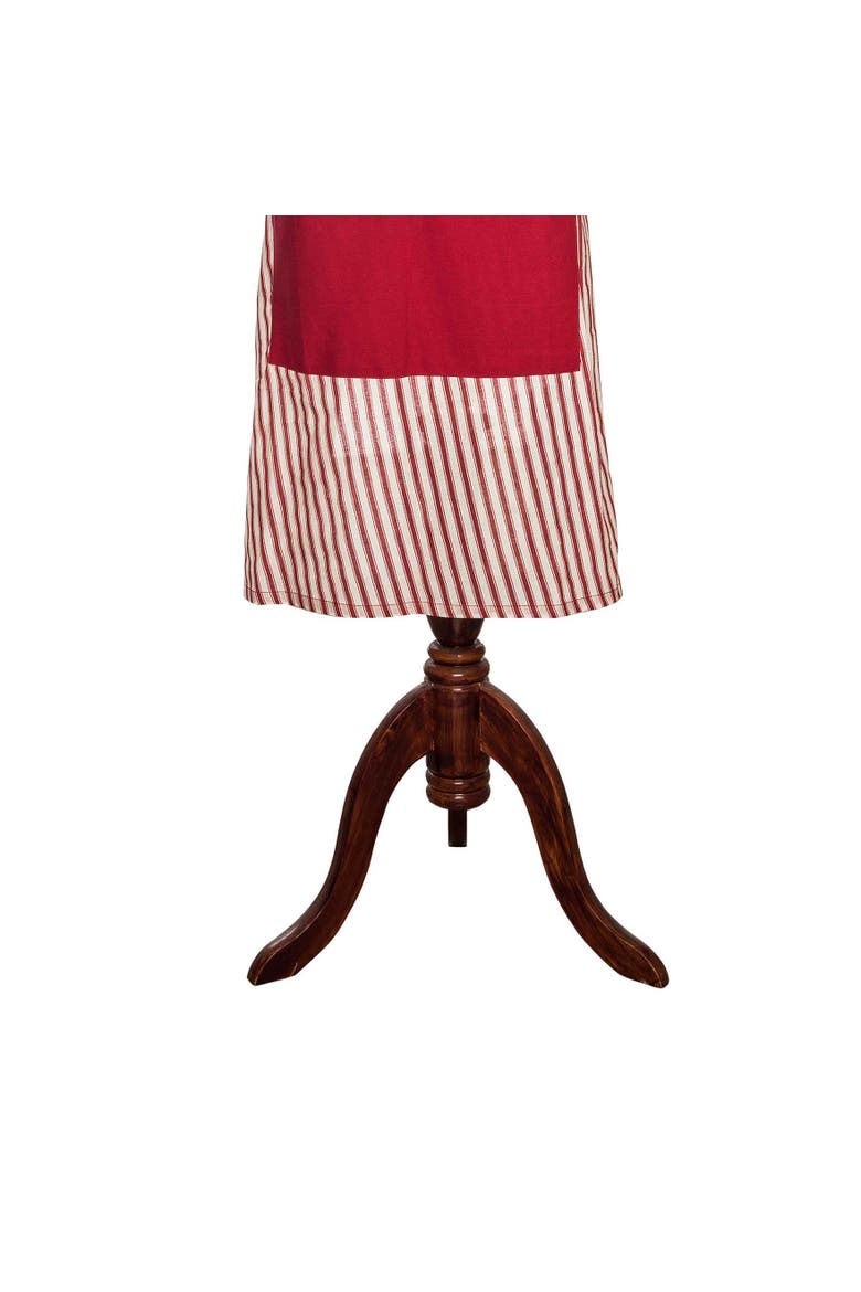 Peppermint Forest Women's Kitchen Apron, Alternate, color, Red