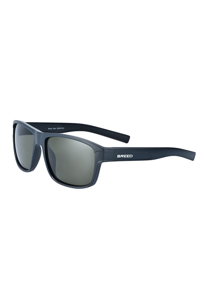 Astor Polarized Mens Sunglasses, Main, color, Black/Green