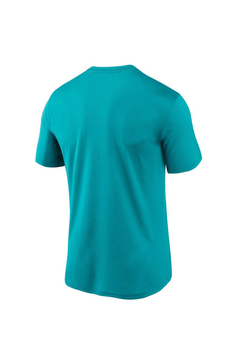 Nike Men's Nike Aqua Miami Dolphins Wordmark Legend Performance T-Shirt, Alternate, color,