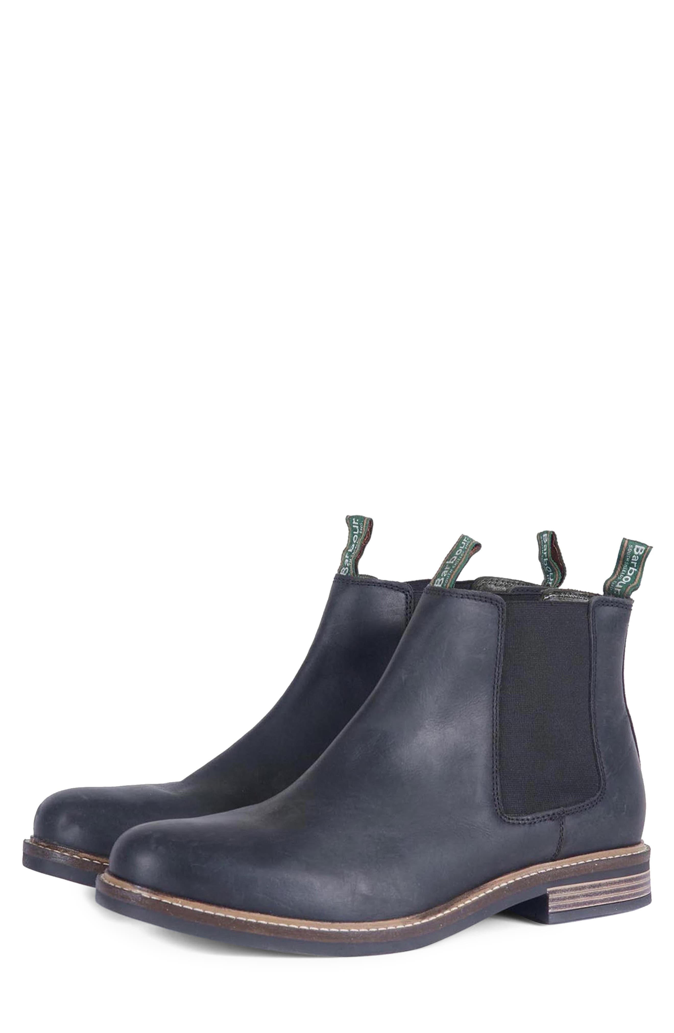 Barbour Farsley Chelsea Boot, Main, color, Black