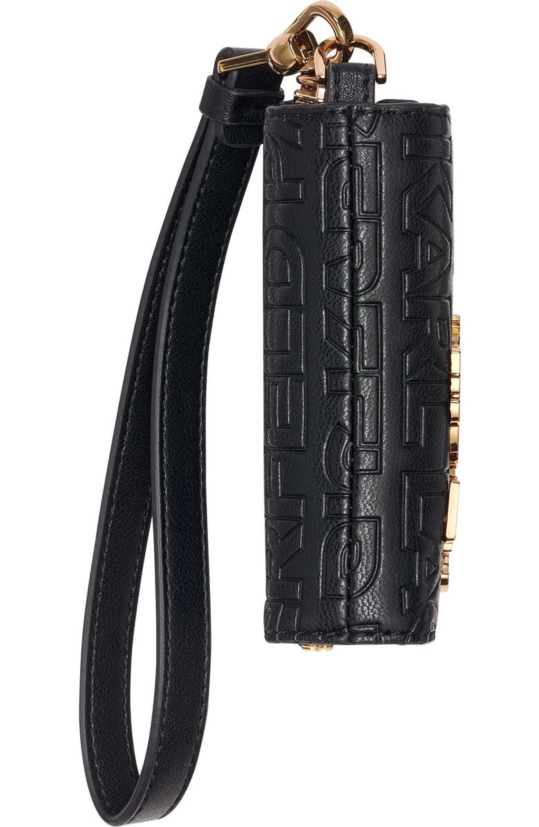 KARL LAGERFELD PARIS Meribel Wallet, Alternate, color, Black/Gold