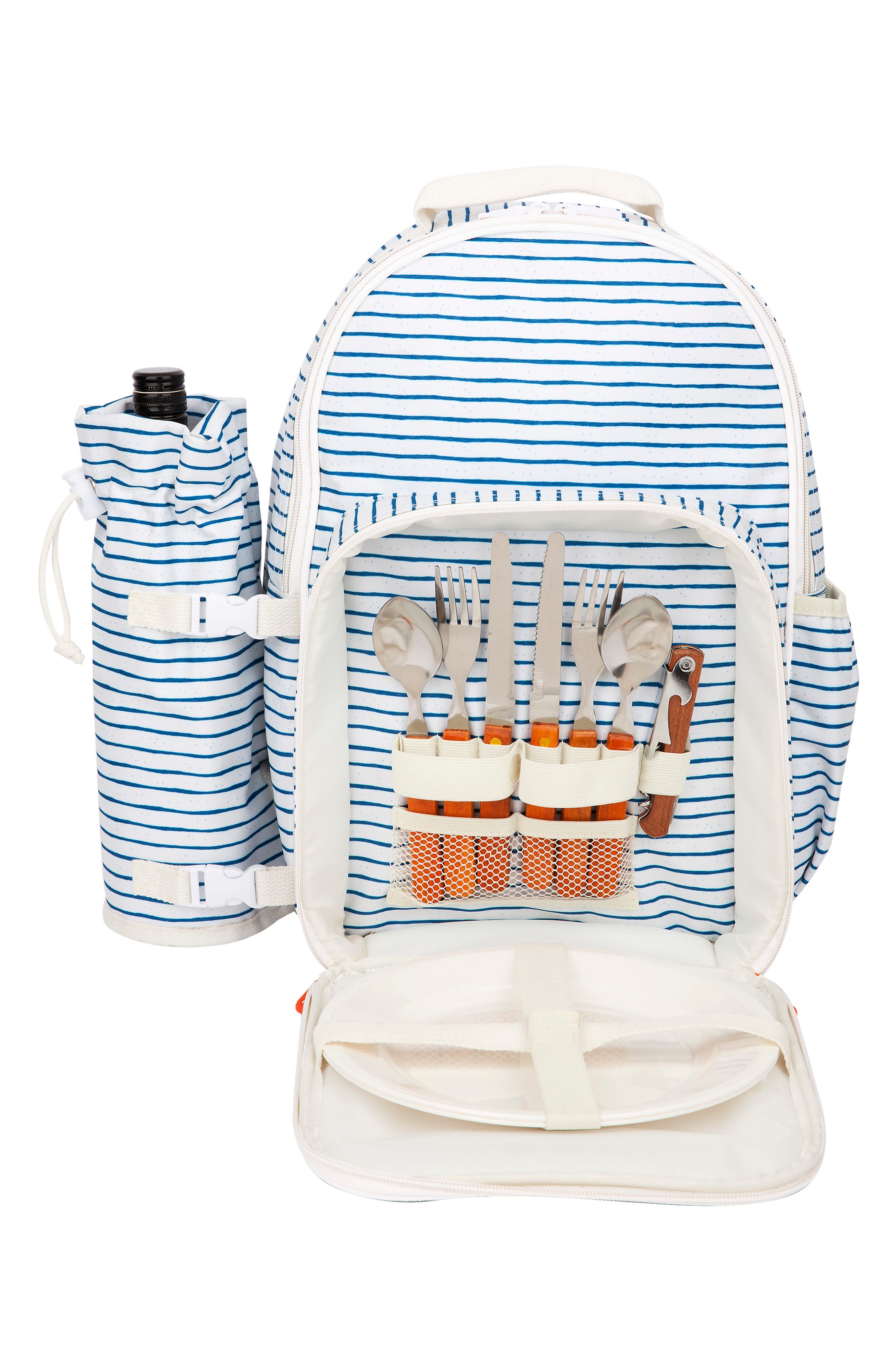 Picnic Cooler Backpack, Alternate, color, NOUVEAU BLEU/INDIGO