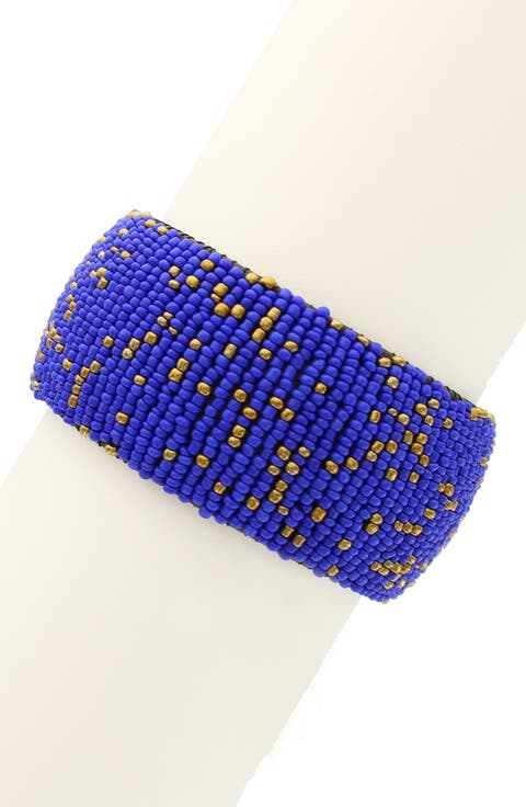 Beaded Bangle Bracelet
