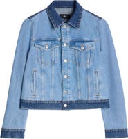Seven Adi Crop Denim Trucker Jacket