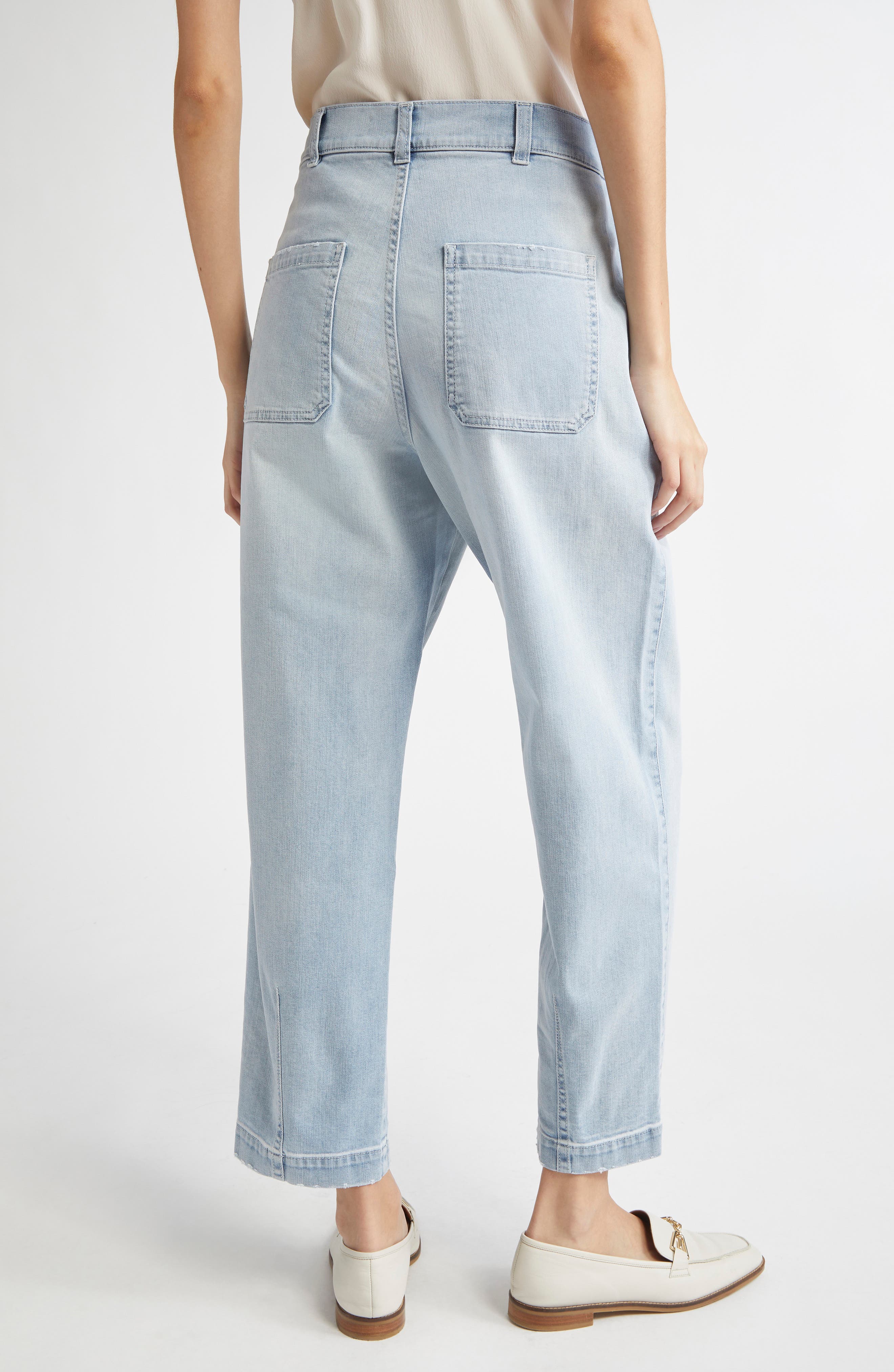 Distressed Stretch Denim Jeans - image 4