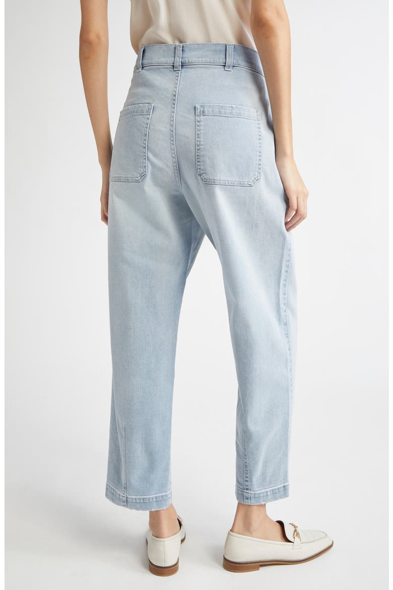 Distressed Stretch Denim Jeans, Alternate, color, DENIM