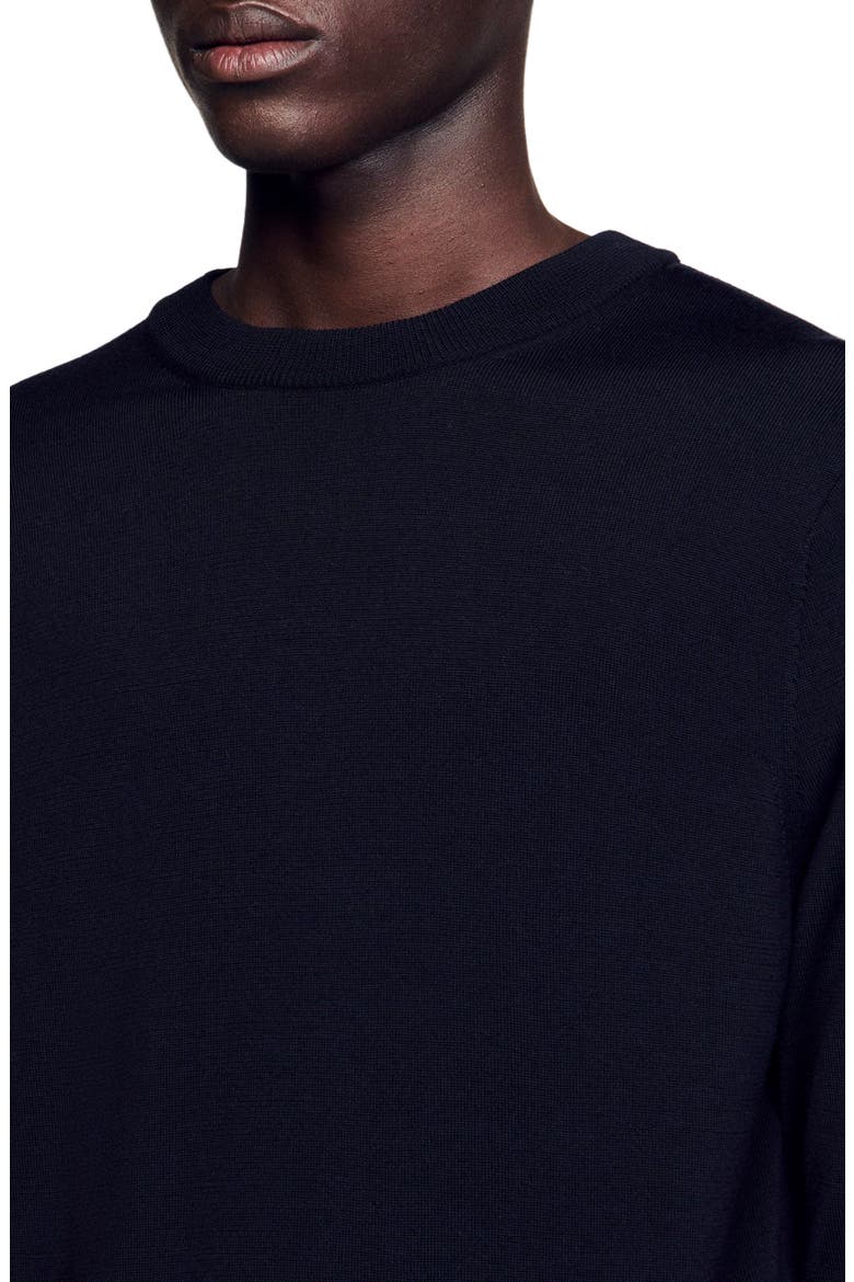 Wool sweater, Alternate, color, Navy blue