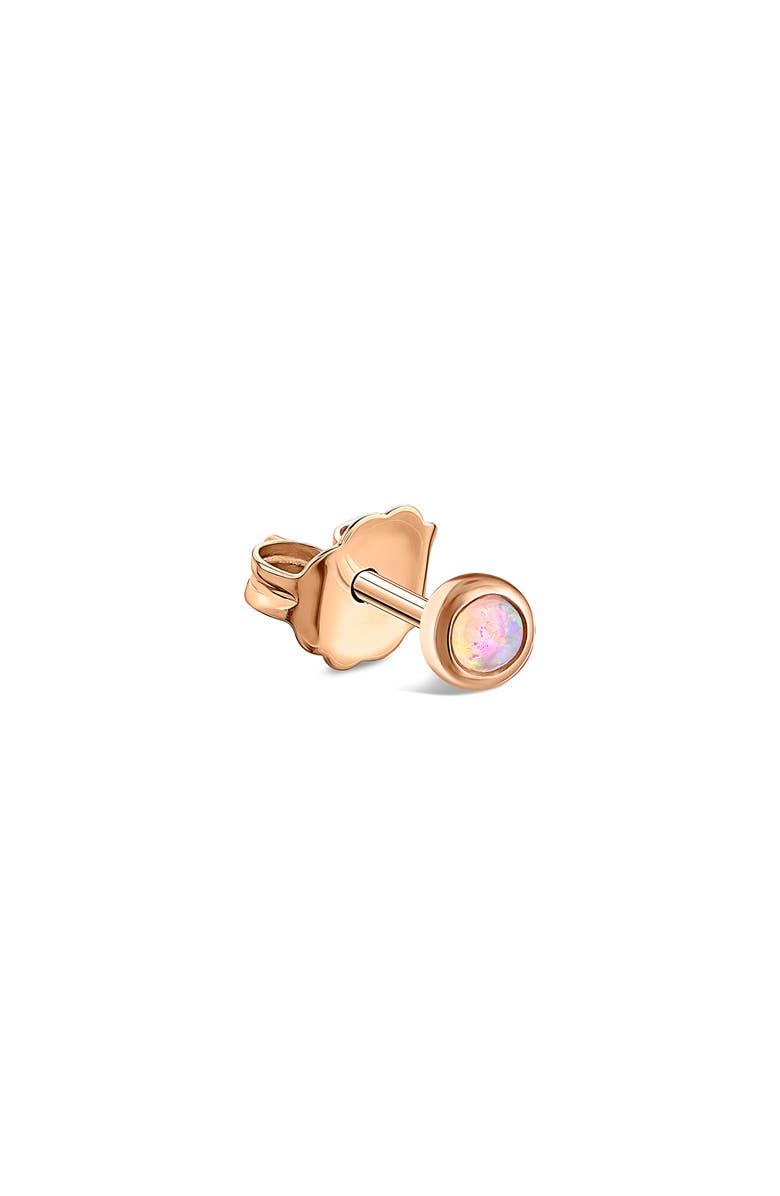 MARIA TASH Opal Single Stud Earring, Alternate, color, Rose Gold