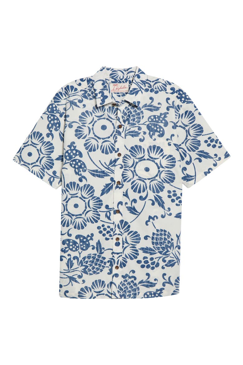 Duke's Pareo Trim Fit Sport Shirt, Alternate, color, IVORY