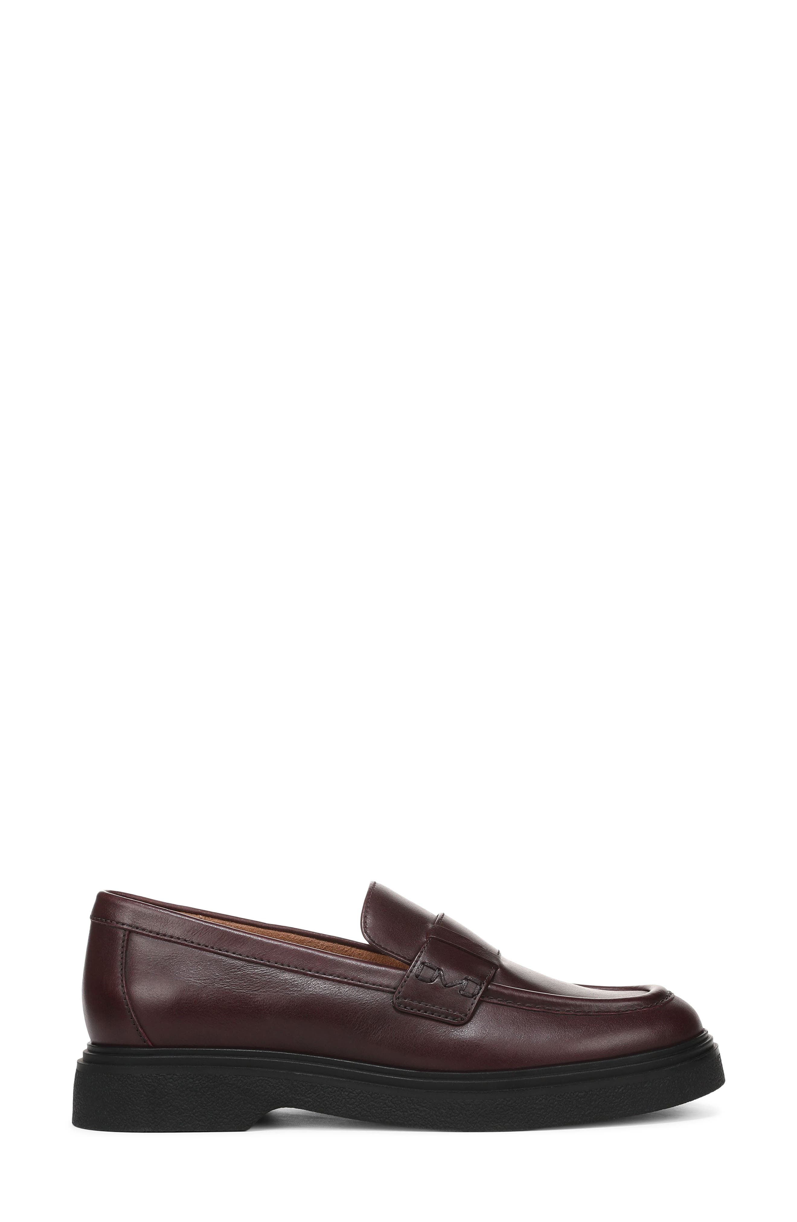 Dolores Leather Loafer, Alternate, color, MULLED WINE LEATHER