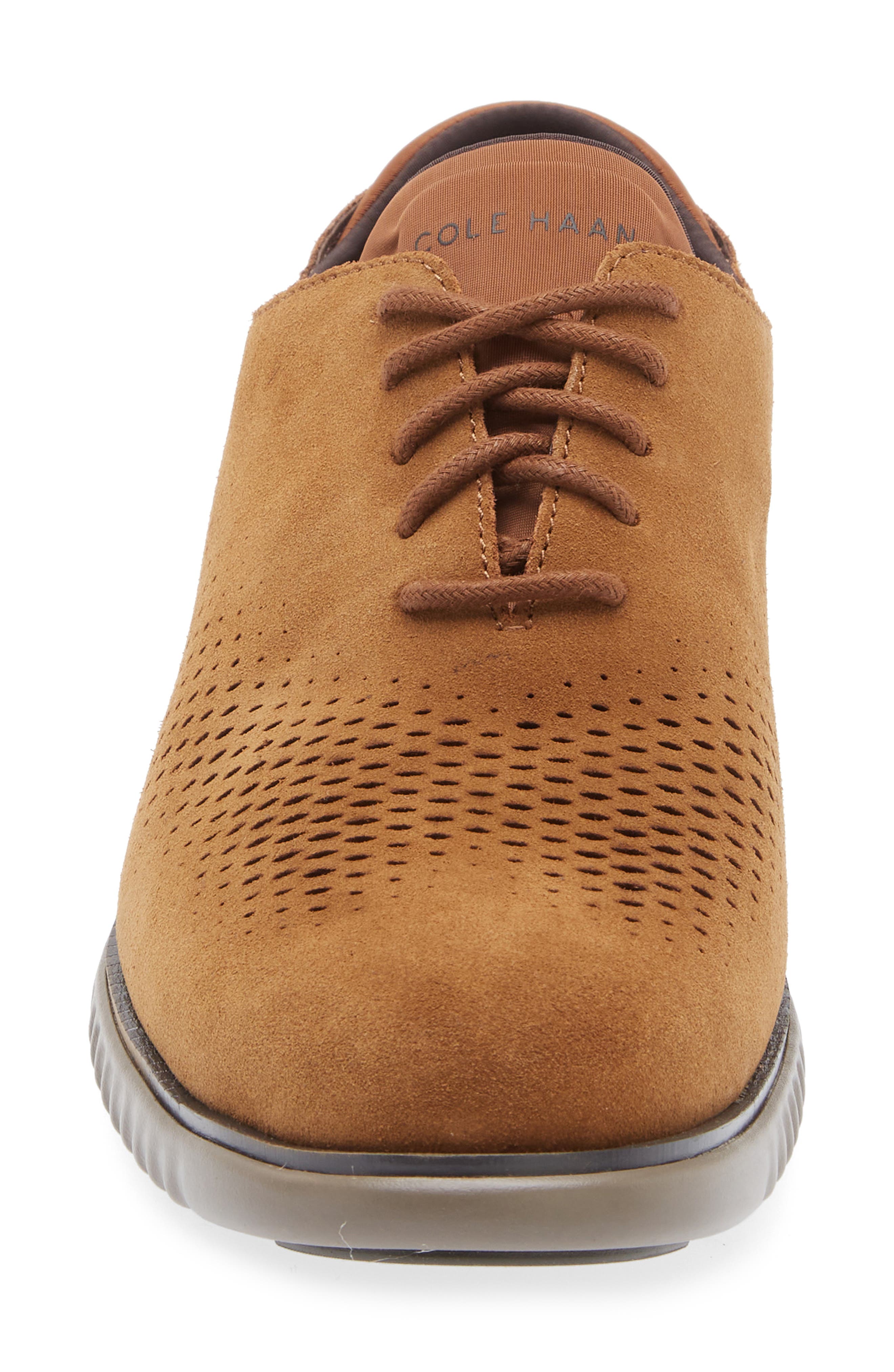 Cole Haan 2.ZeroGrand Oxford, Alternate, color, Spiced Brown Suede/ Raven
