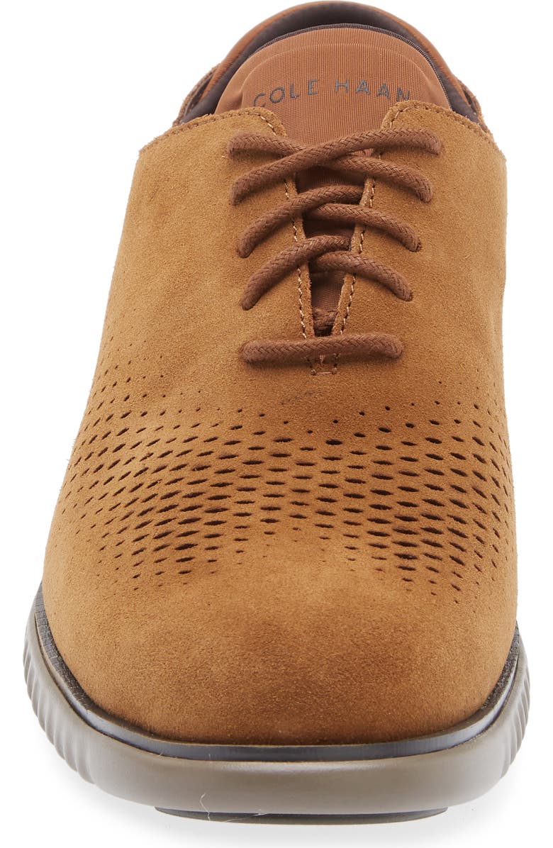 Cole Haan 2.ZeroGrand Oxford, Alternate, color, Spiced Brown Suede/ Raven