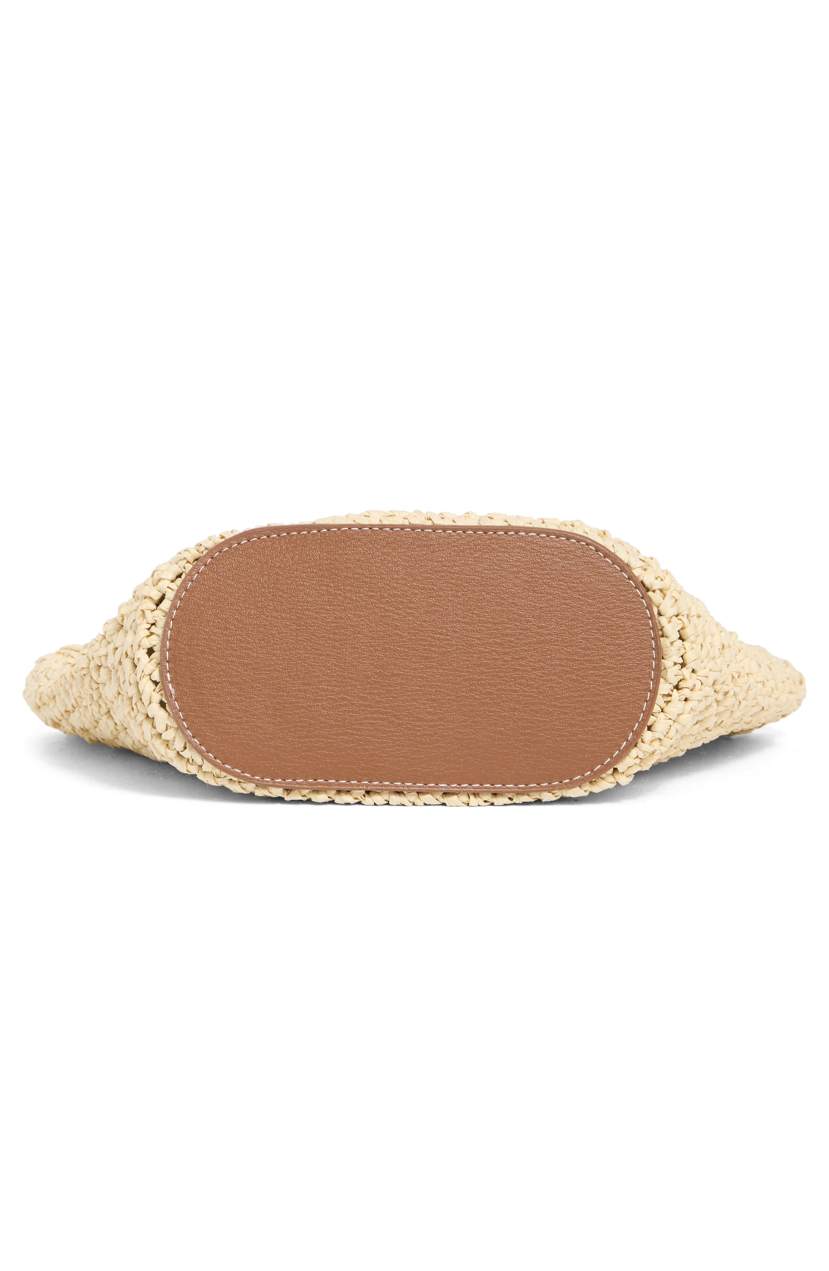 Straw Top Handle Bag, Alternate, color, NATURAL COGNAC