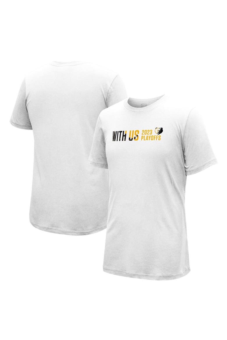 Unisex Stadium Essentials White Memphis Grizzlies 2023 NBA Playoffs Slogan T-Shirt, Main, color, White