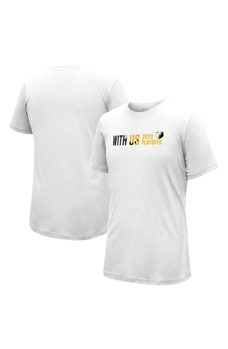 Stadium Essentials Unisex Stadium Essentials White Memphis Grizzlies 2023 NBA Playoffs Slogan T-Shirt, Main, color, White