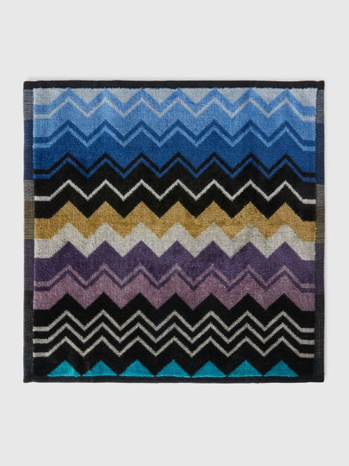 Missoni Home Giacomo Face Towels 30x30 Cm 6 Pieces In Turquoise Multicoloured