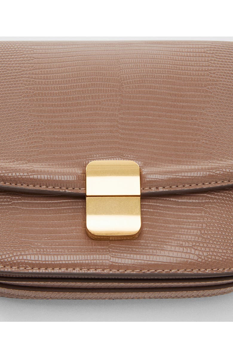 MANGO Lizard Embossed Crossbody Bag, Alternate, color,