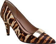 Linea Paolo Prisa Genuine Calf Hair Pointed Toe Pump